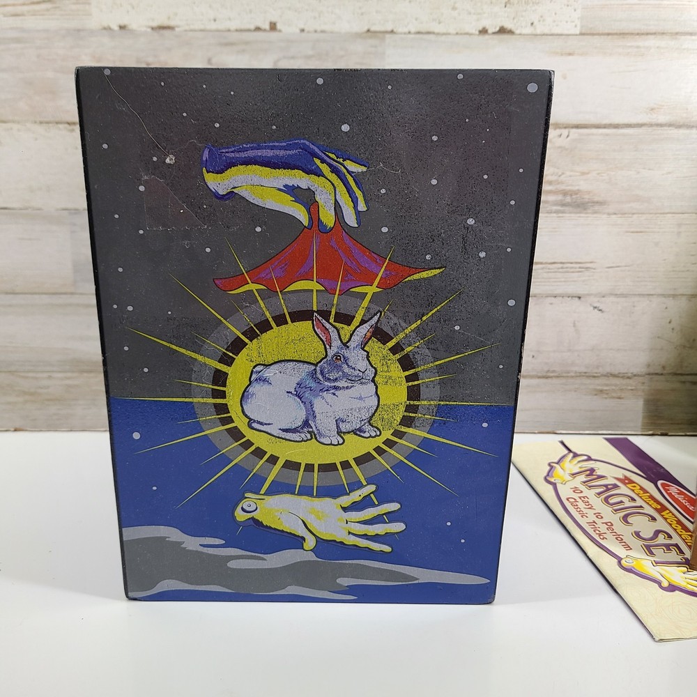 Melissa & Doug Deluxe Solid-Wood Magic Magician Set Box READ