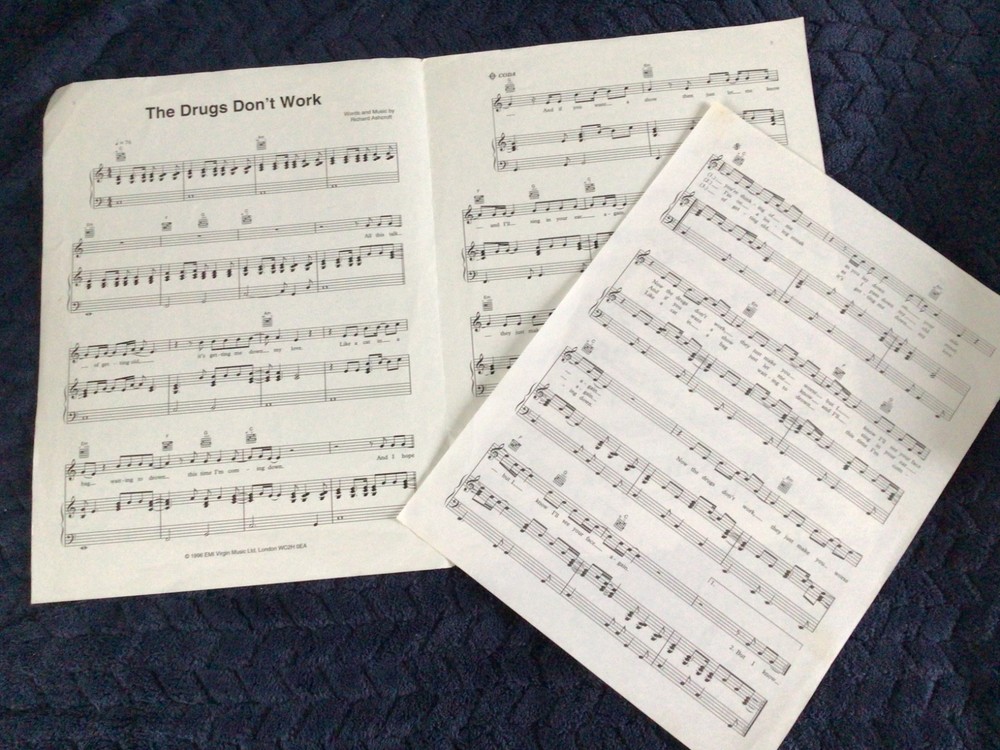the verve sheet music