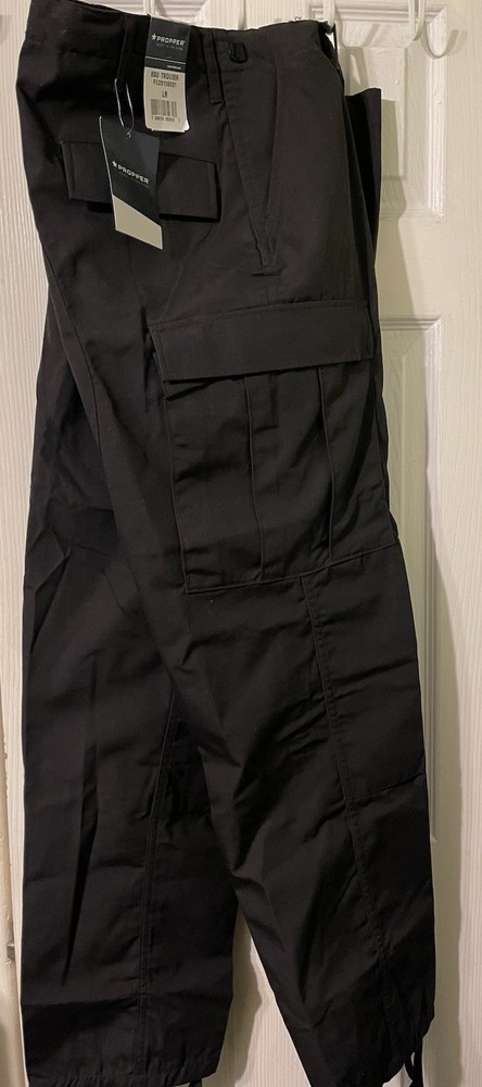 Propper BDU Trouser Button Fly , BLACK | NEW | LARGE REGULAR. Fast Shipping!!