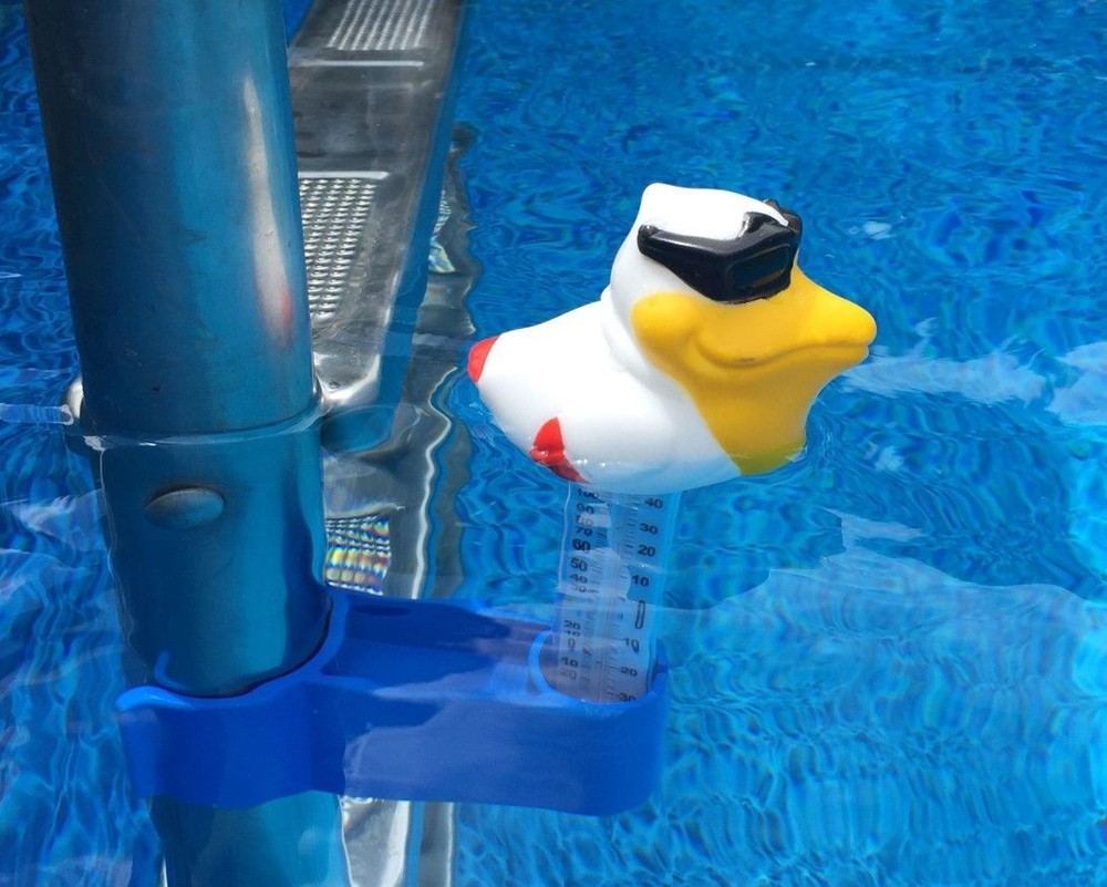 Leaf Bone - Leaf Net Skimmer Clip, Pool Net Ladder Attachment (Net Not Included)