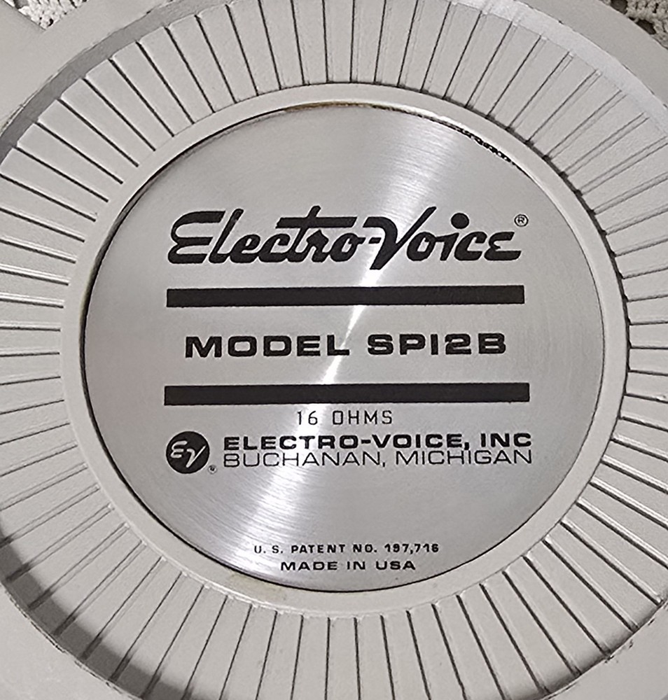 Pair Electro-Voice Model SP12B Speakers