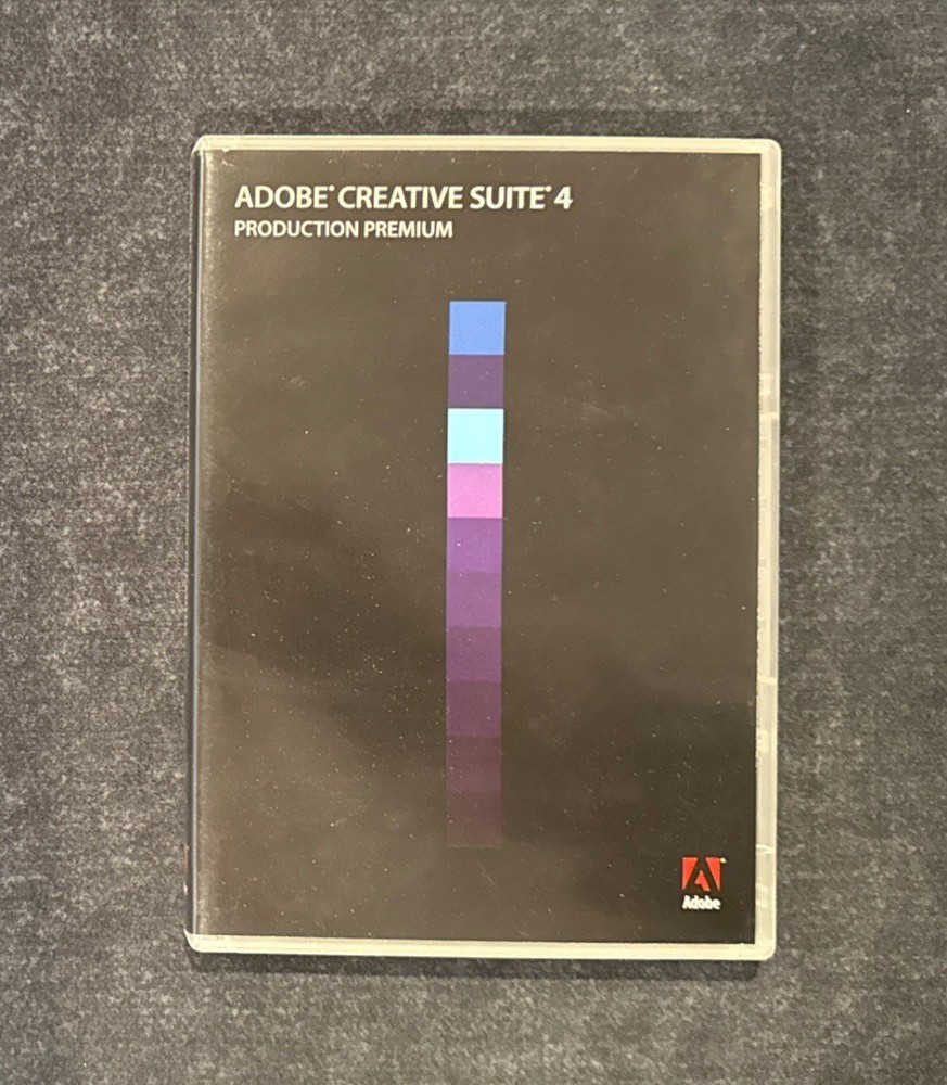 Adobe Creative Suite 4 Production Premium For Windows PC Full Retail DVD Version