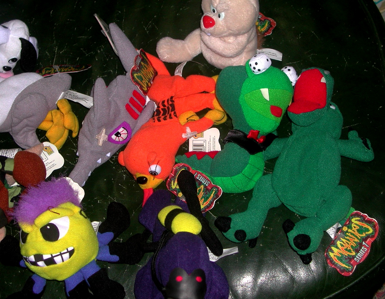 1 LOT OF 13 DIFFERENT MEANIES SERIES 1 STUFFED TOYS WITH TAGS