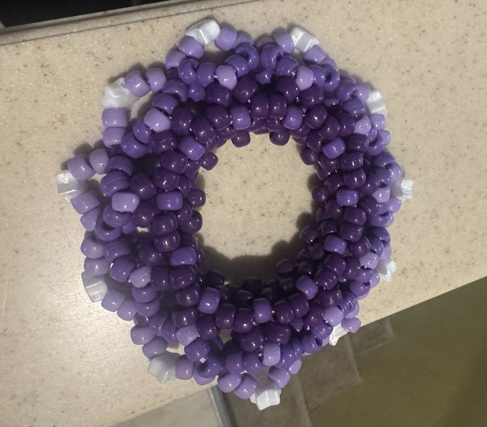 Kandi 3D Cuff Purple