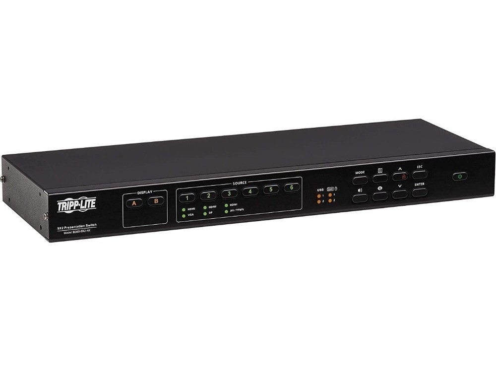 Tripp Lite 4K 9x2 Multi-Format Presentation Matrix Switch B3009X24K NEW SEALED