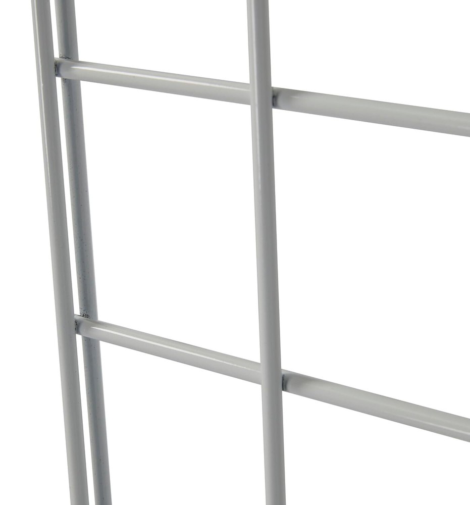 Wire Grid Panel 2' x 4' Chrome Retail Display Craft Gridwall Double Wire Sides