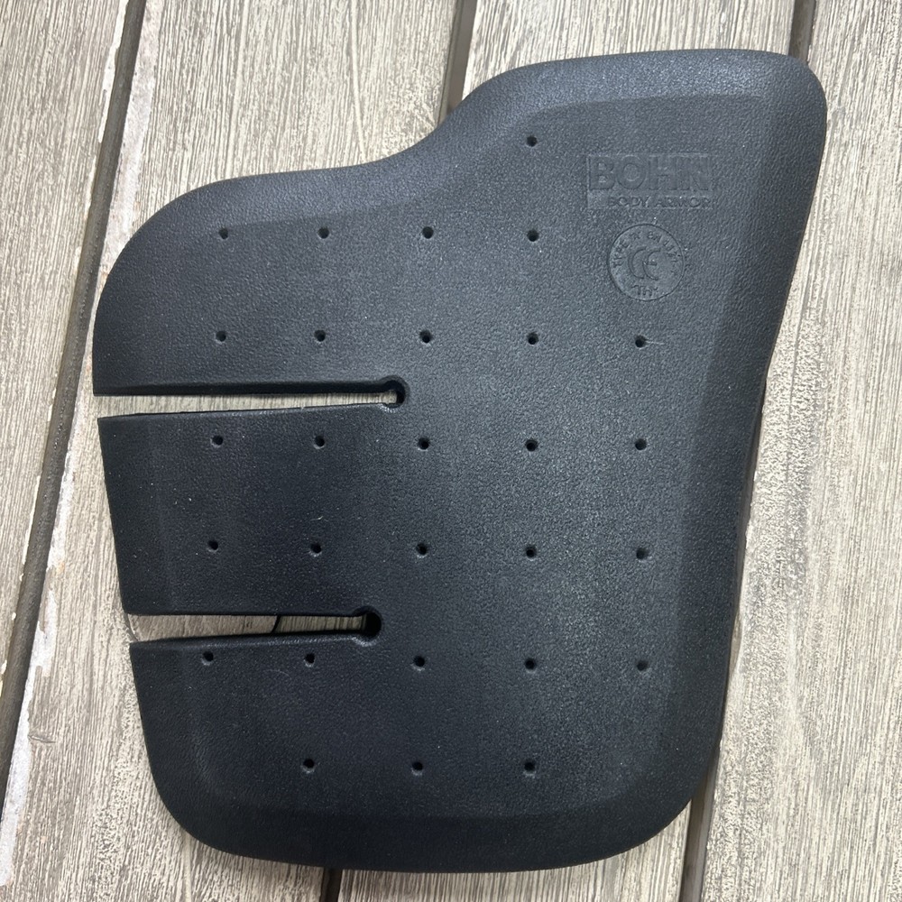 Bohn Body Armor Motorcycle Protective Insert Trauma Plate Crotch + Buttocks Butt