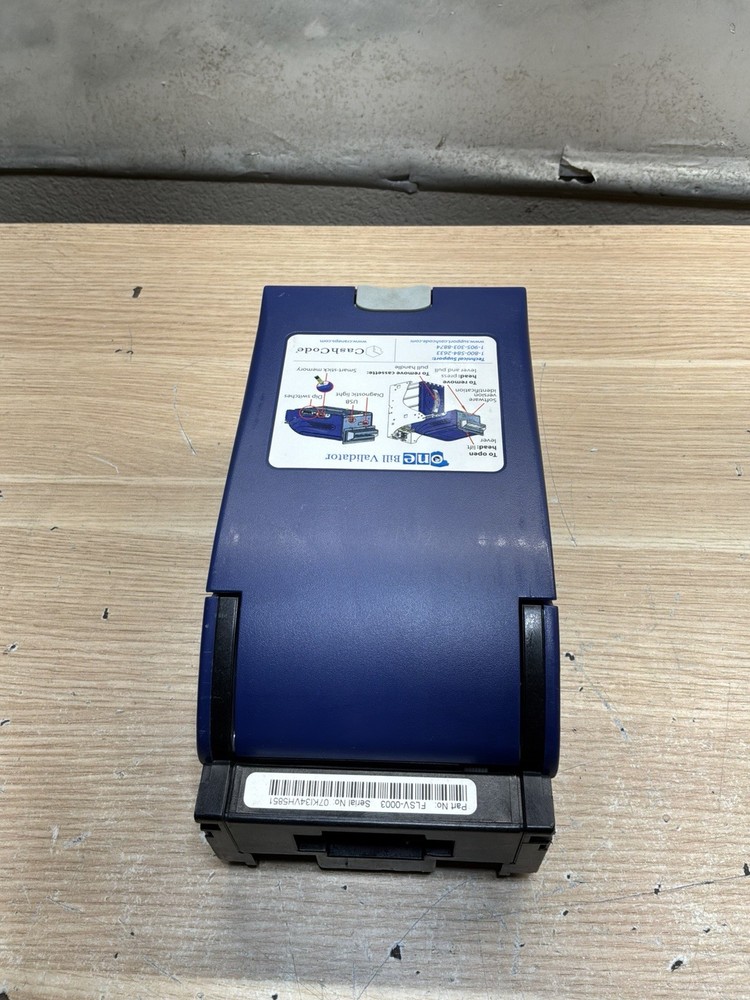 One Bill Validator CashCode FLSV-0003/preowned / JU3415