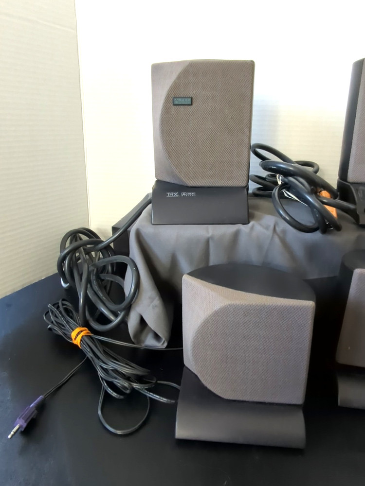 Altec Lansing ADA885 THX Computer Speaker System Dolby Digital Surround Tested