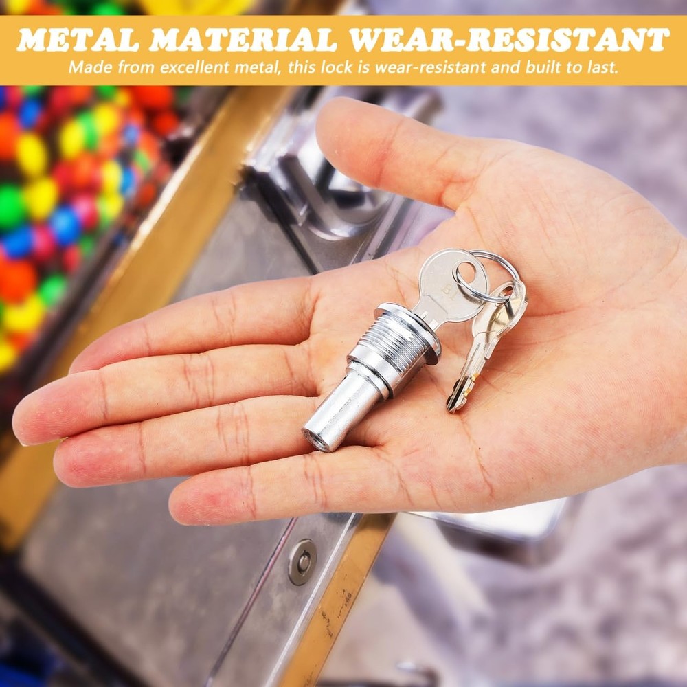 Vending Machine Keys Universal Gumball Machine Key Replacement Secure Cylinder