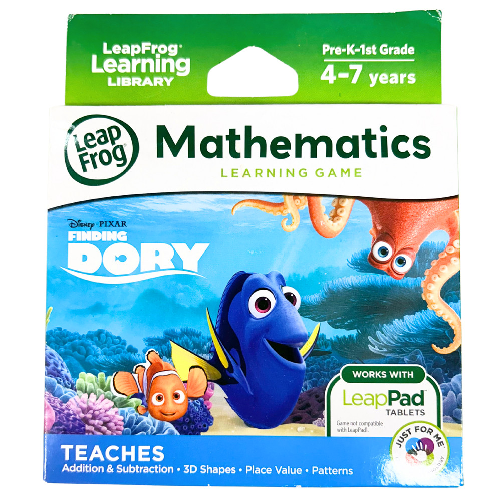 Leap Frog Learning Library Mathematics Learning Game Finding Dory, New in Box