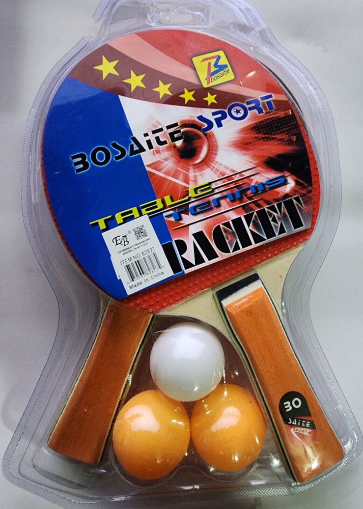 Table Tennis Racket & Balls Beginner Training Ping-pong Table Tennis Racket Set