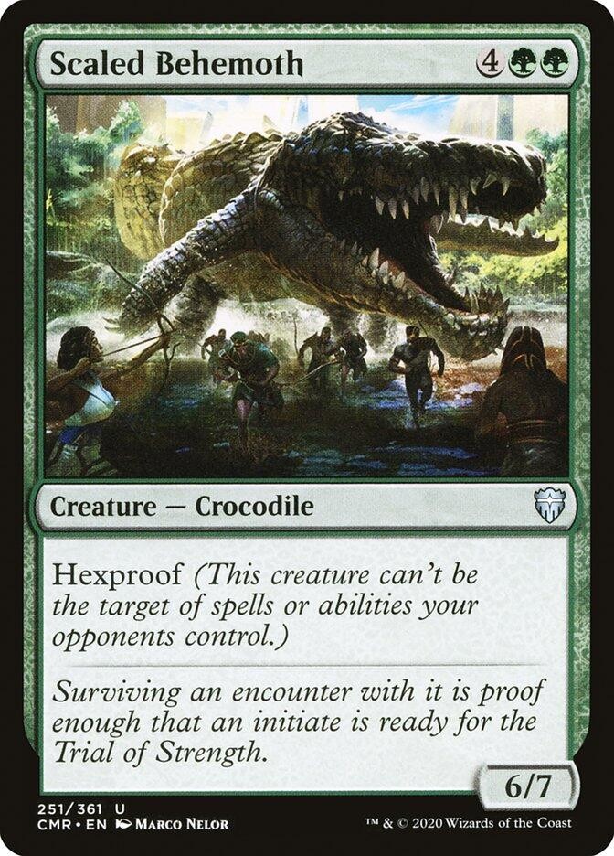 Scaled Behemoth Commander Legends 251 MTG LP
