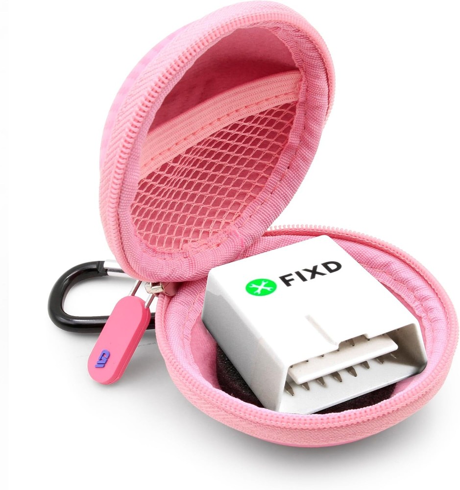 CASEMATIX OBD Carry Case Compatible with FIXD OBD2 Bluetooth Car Diagnostic Tool