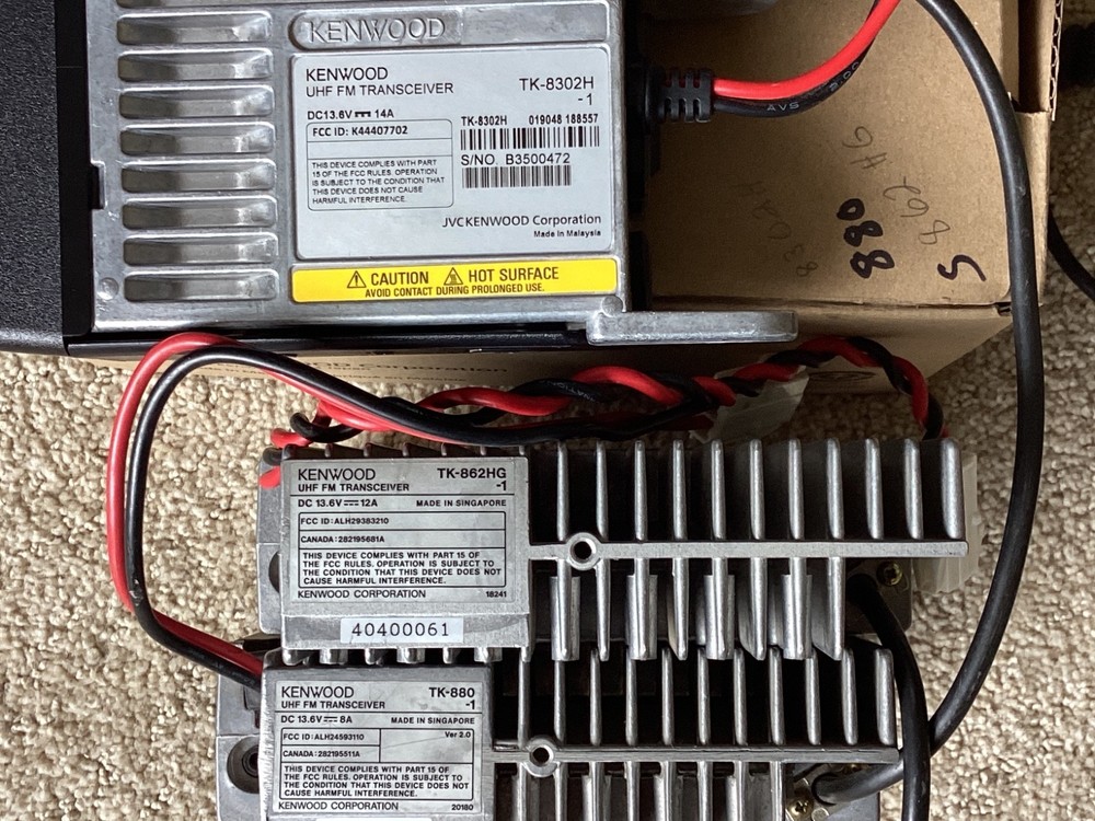 Kenwood TK 862H & TK 8302 & TK 880