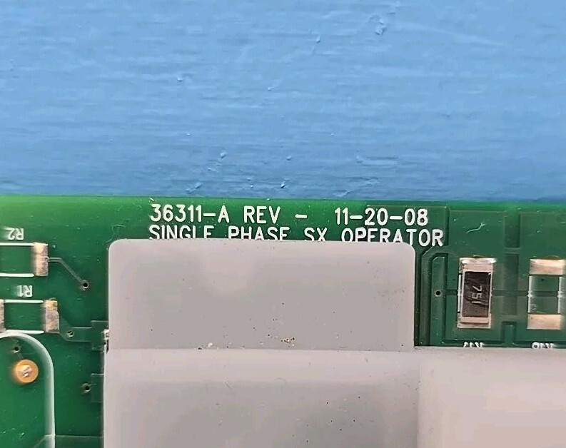 36311-A Single Phase SX Operator