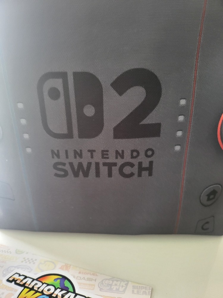 Nintendo Switch 2 Tote Bag with Mario Keychain