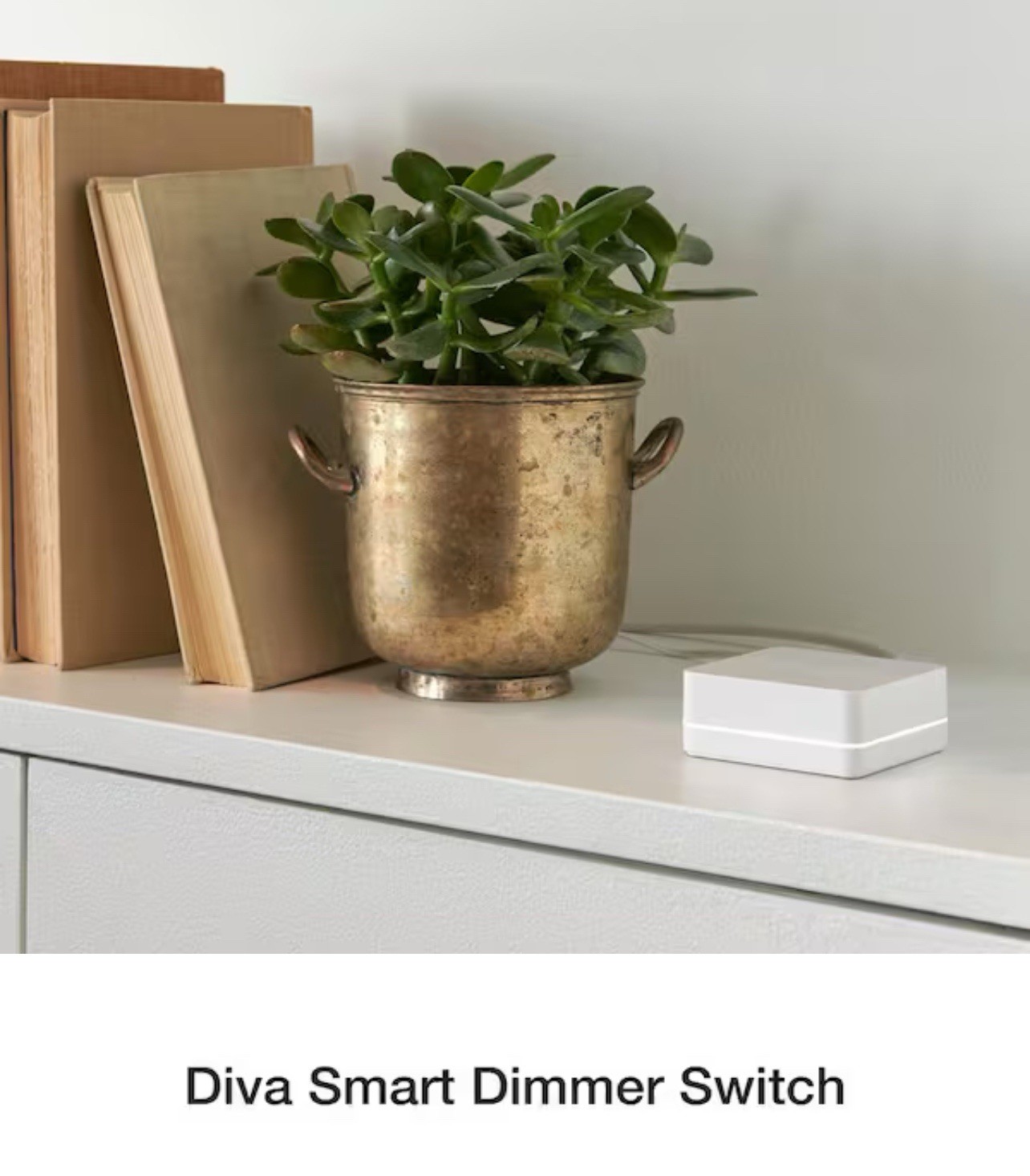 LutronDiva Smart Dimmer Switch Starter Kit for Caseta Smart Lighting DVRF-BDG1D