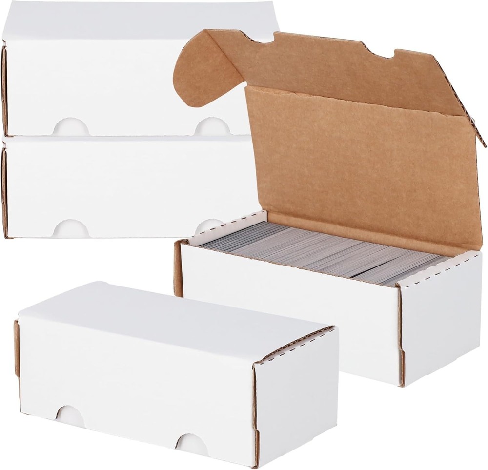 Compact & Stackable 400-Count Trading Card Storage - Dustproof & Lockable Design