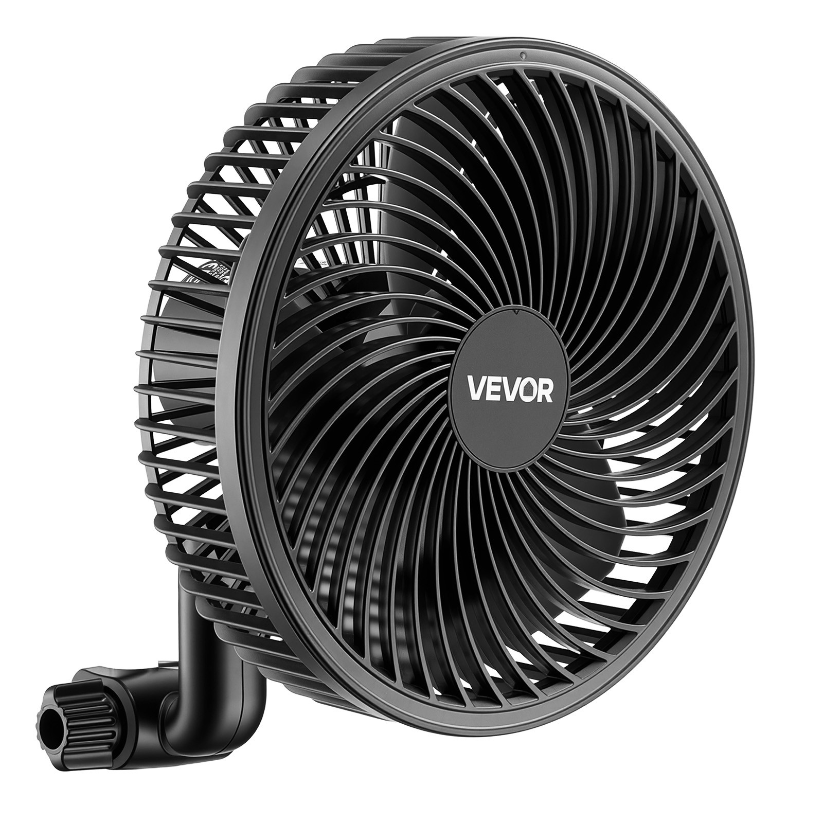 VEVOR Grow Tent Clip-On Plant Fan, Rechargeable USB, 2-Pack