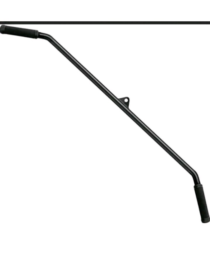 LAT Pulldown Bar Attachment for Cable Machine Rubber Handle Muscle Building