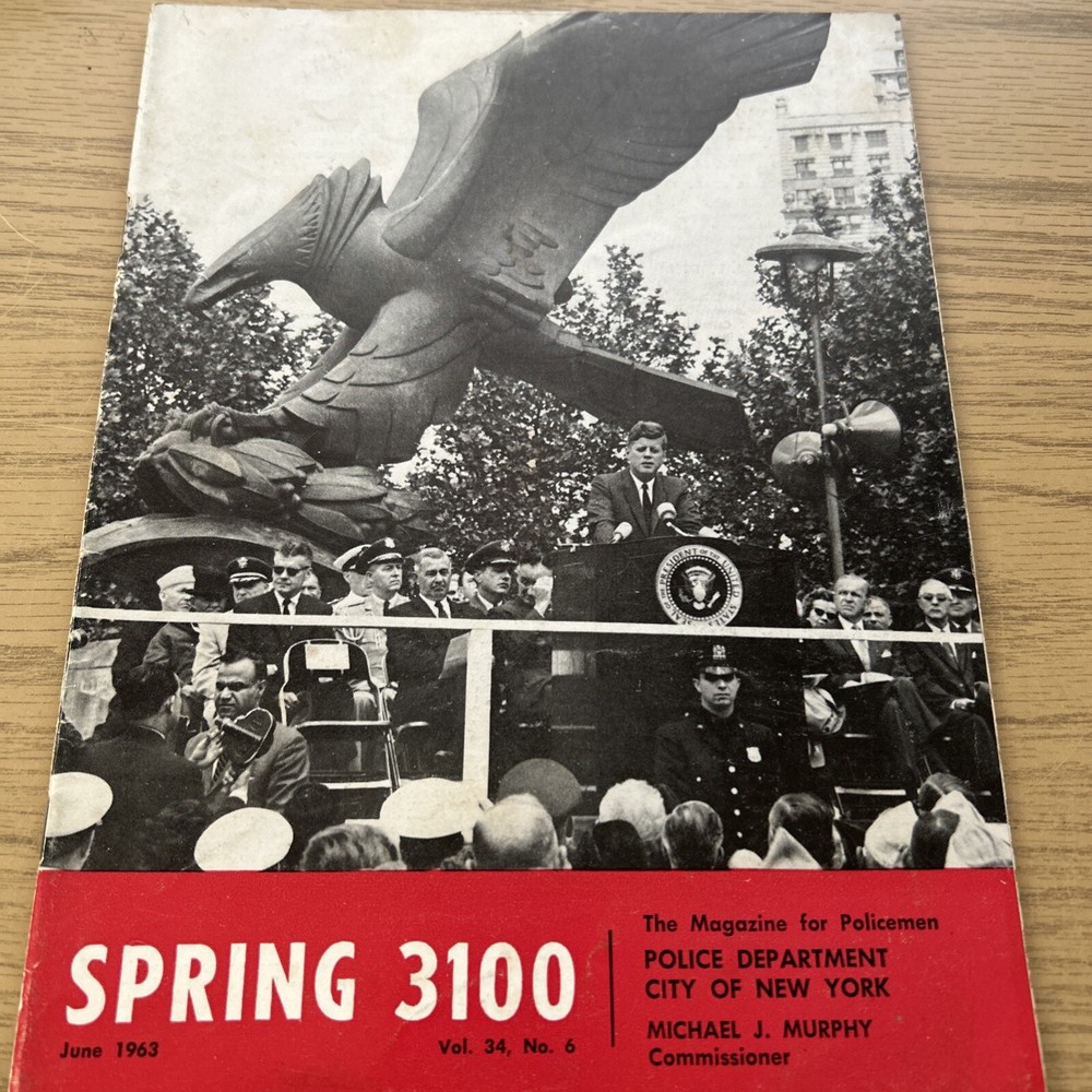 SPRING 3100 NYPD MAGAZINE JUNE 1963