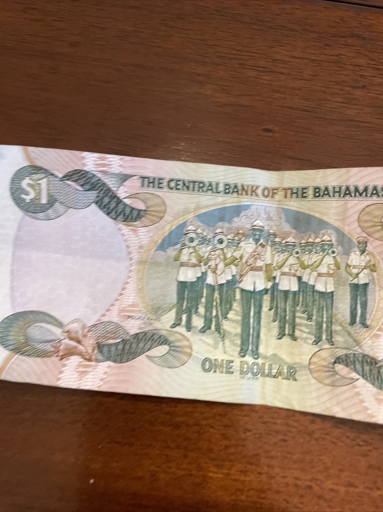 2001 BRITISH COLONY BAHAMAS $1 Bill