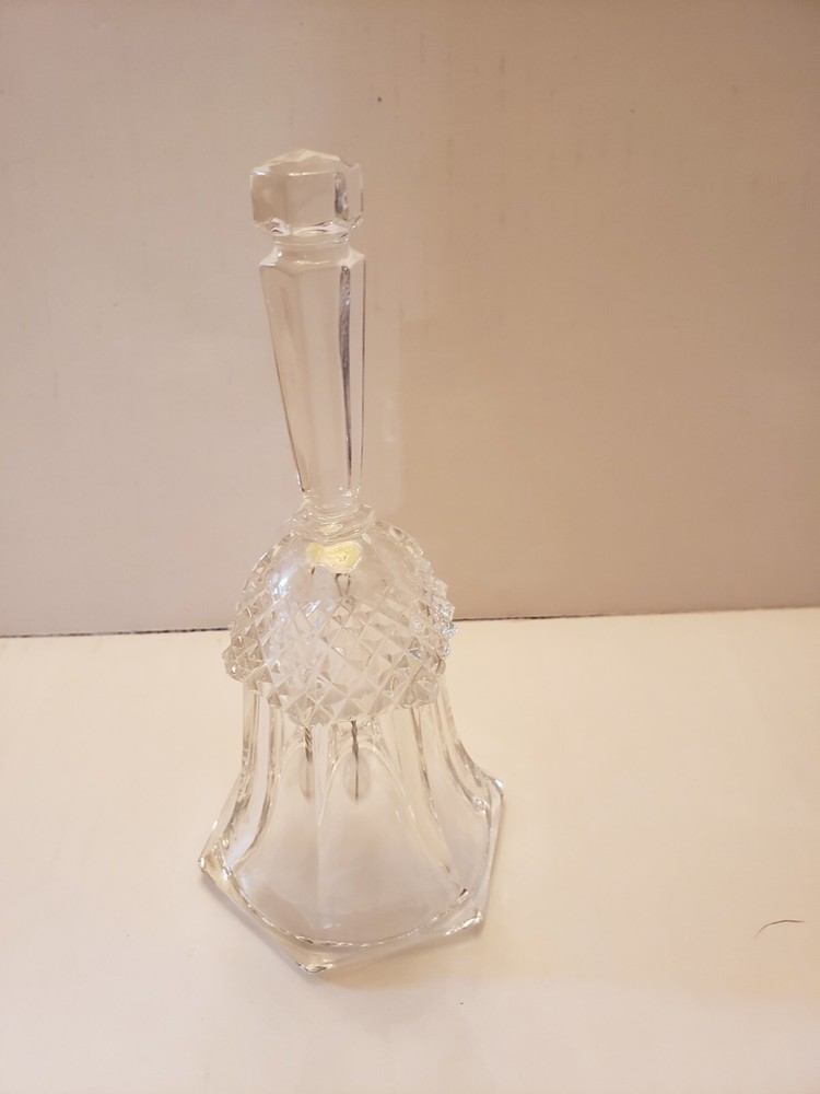 Lead Crystal Bell Hexagon Shape