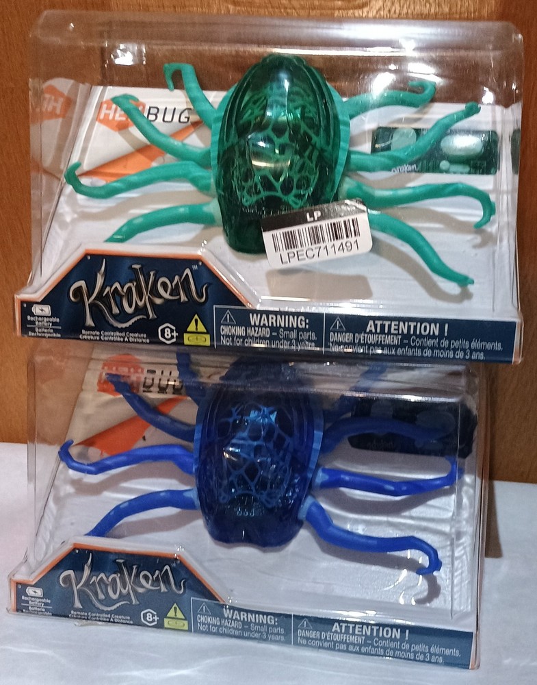 -Pair- *HEXBUG Kraken remote-controlled robotic creatures