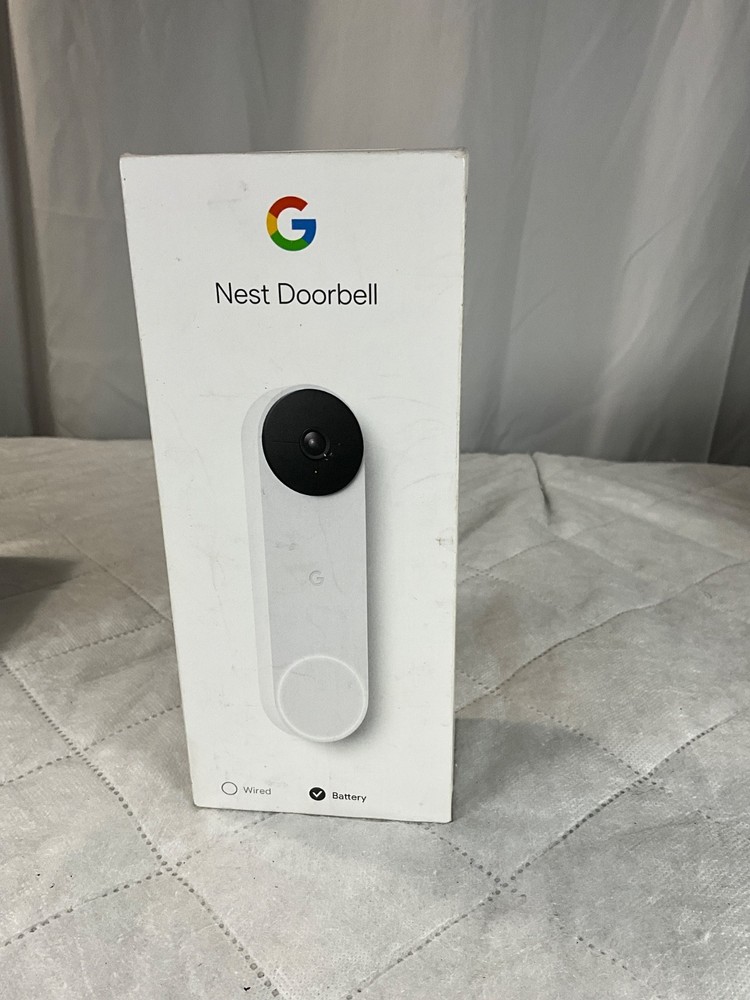 Google Nest Doorbell, Battery - Snow