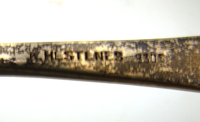 Hestenes 830s Norwegian Silver Engraved Spoon