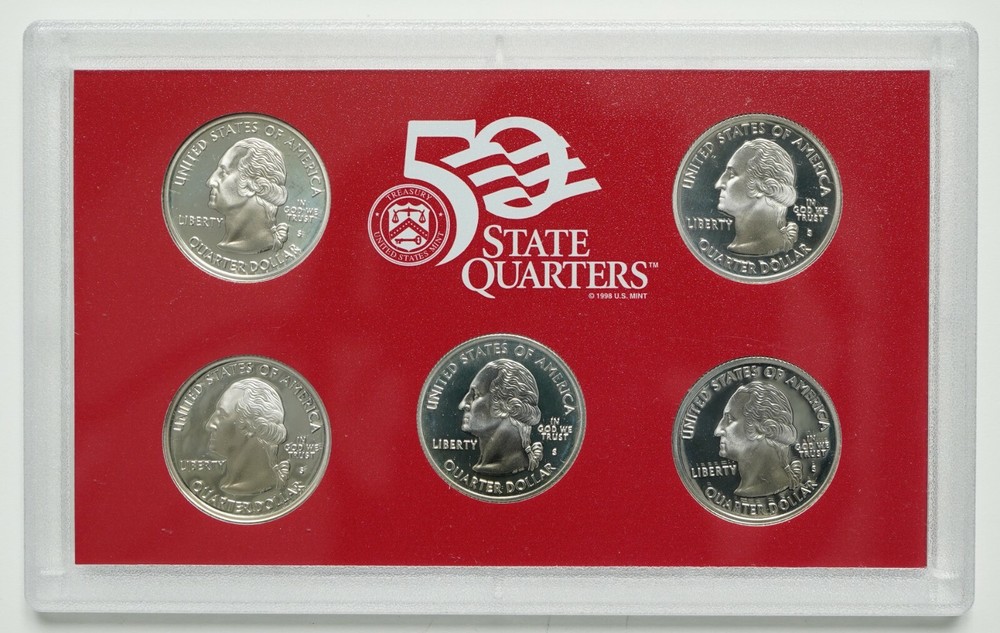 2001 Complete Silver Proof Set W/ Box & COA