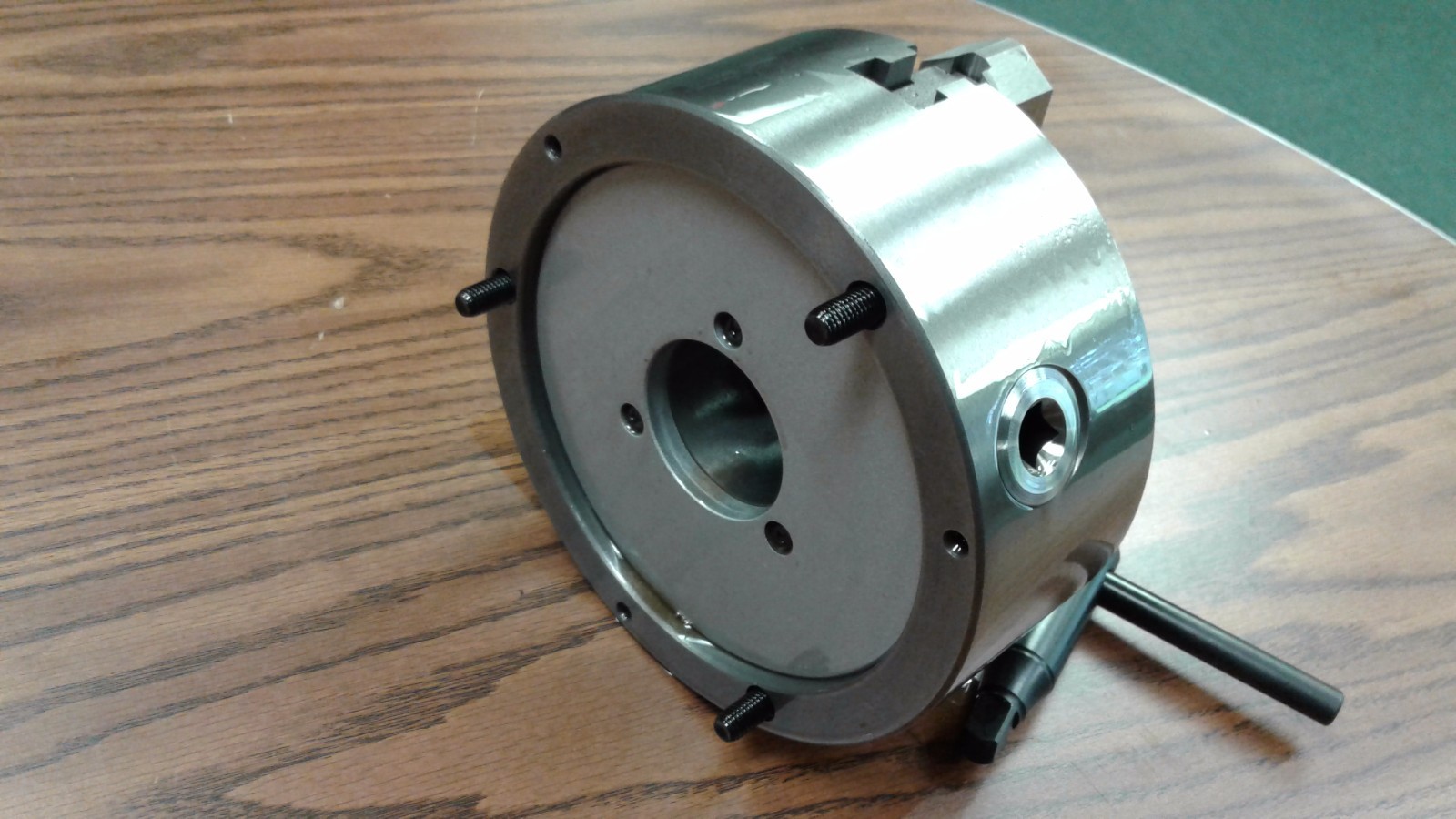 6" 3-JAW SELF-CENTERING LATHE CHUCK front mounting for rotary table #0603F0-FM