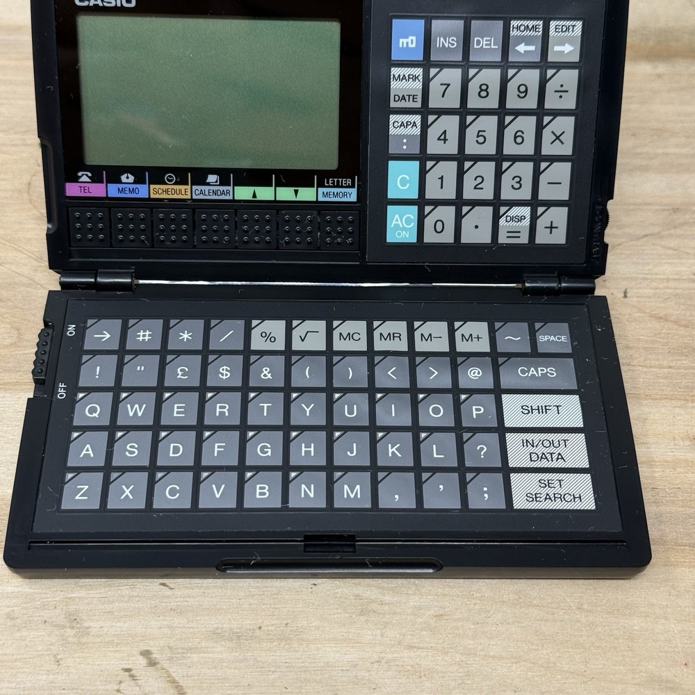 Vintage Casio SF-4000 Digital Diary Personal Assistant Calculator Untested