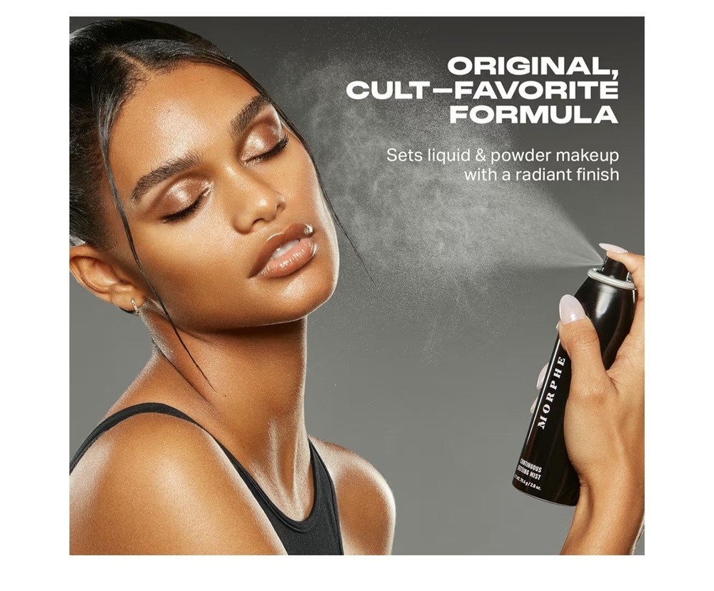 Morphe Continuous Setting Mist.Micro-Fine Makeup Setting Spray.Natural Radiant F