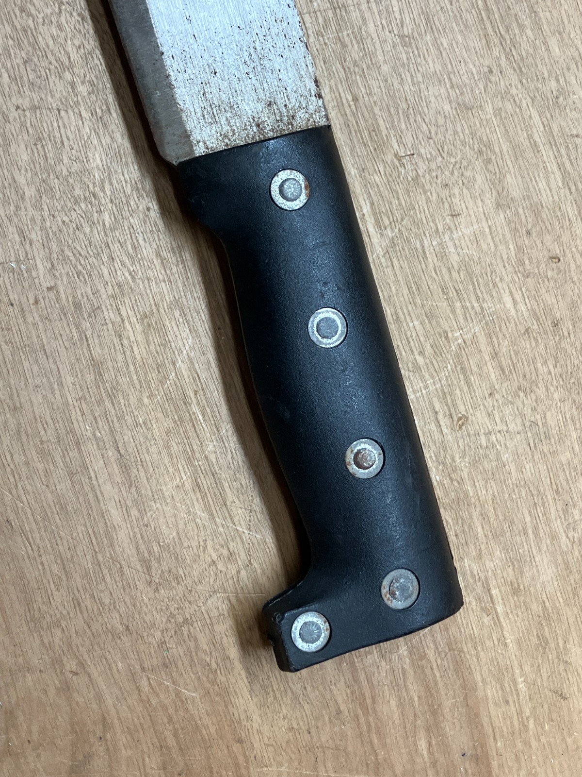 Vintage Made In Japan Bolo Hand Forged Machete Brush Cutting Chopping 15” Blade