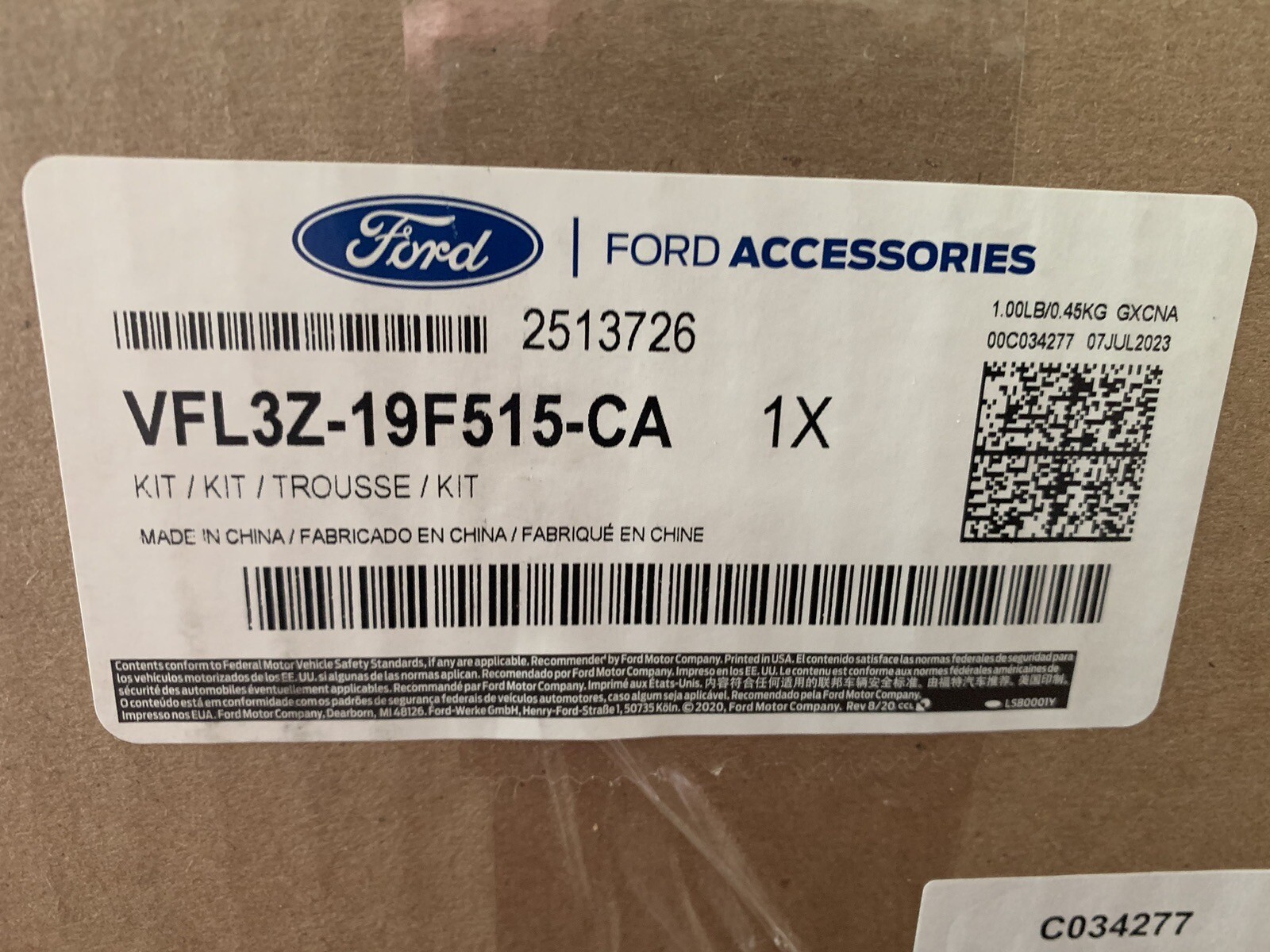 NEW Genuine Ford First Aid Kit - With Ford Logo VFL3Z-19F515-CA OEM