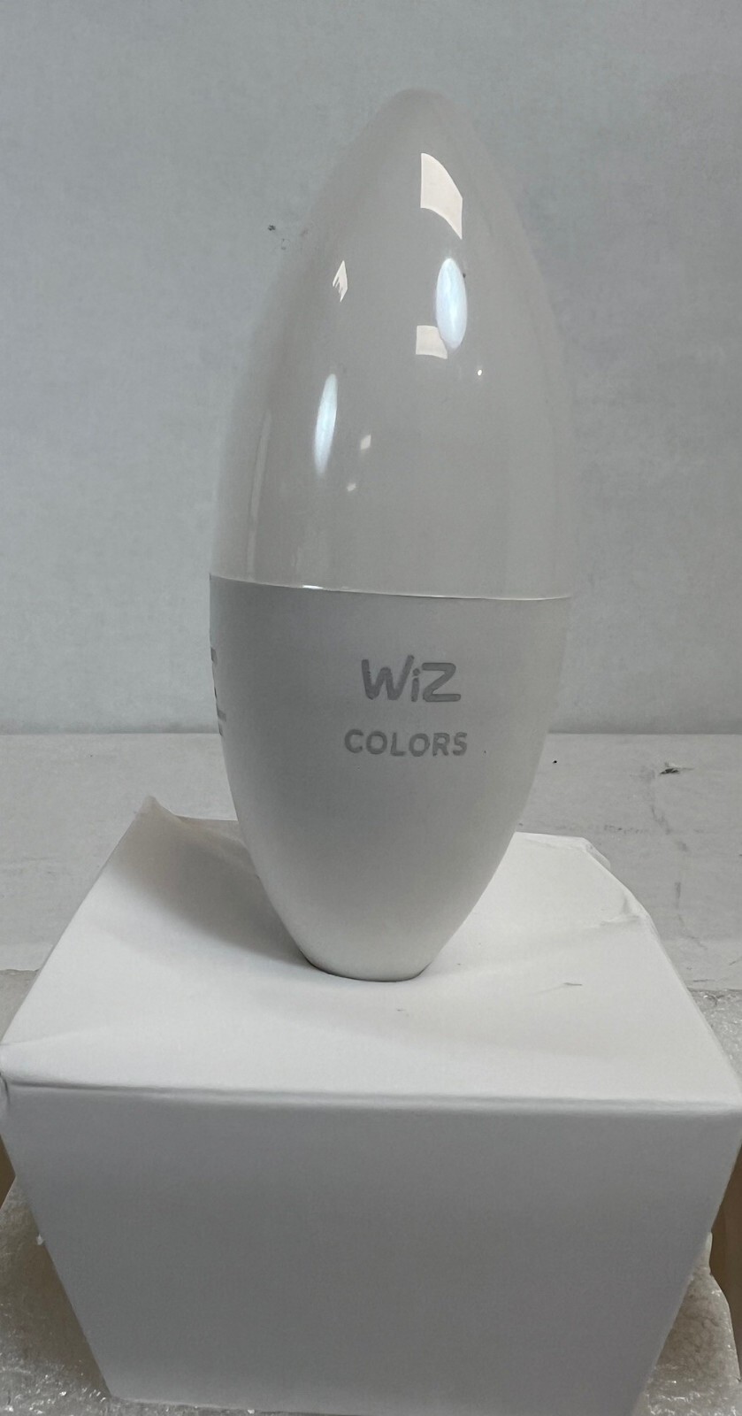 Lot of 3 -WiZ Candle Wi-Fi Smart LED Light Frosted Dimmable Color B12