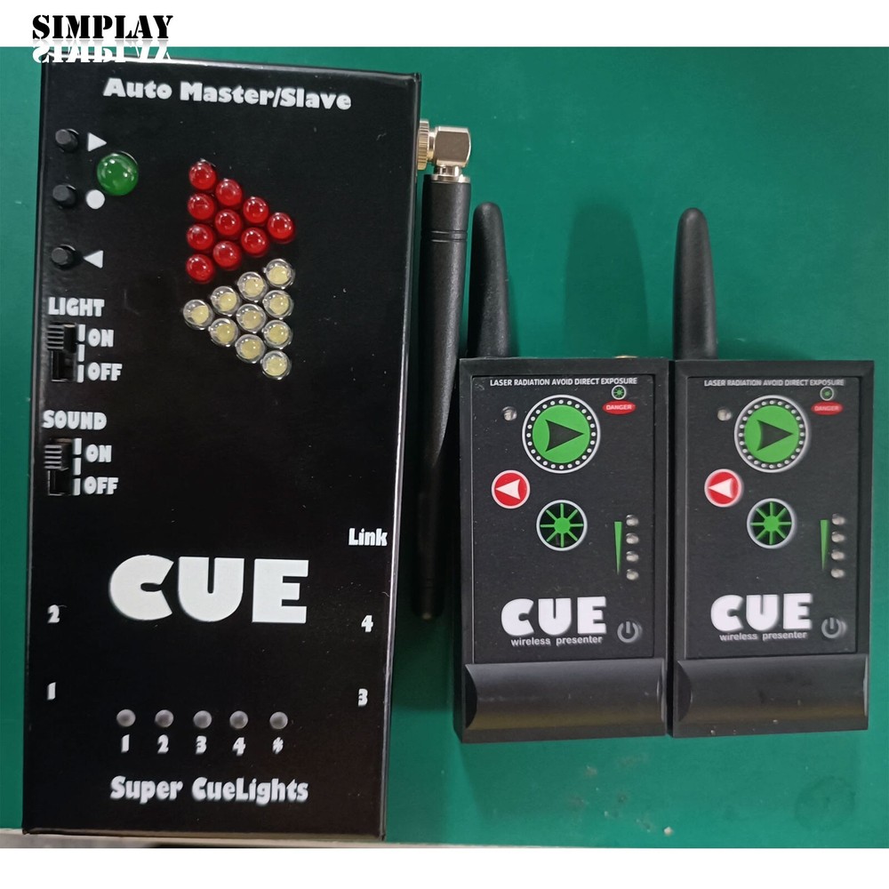 Super Cuelight Presenter Remote One Receiver and Two Transmitters