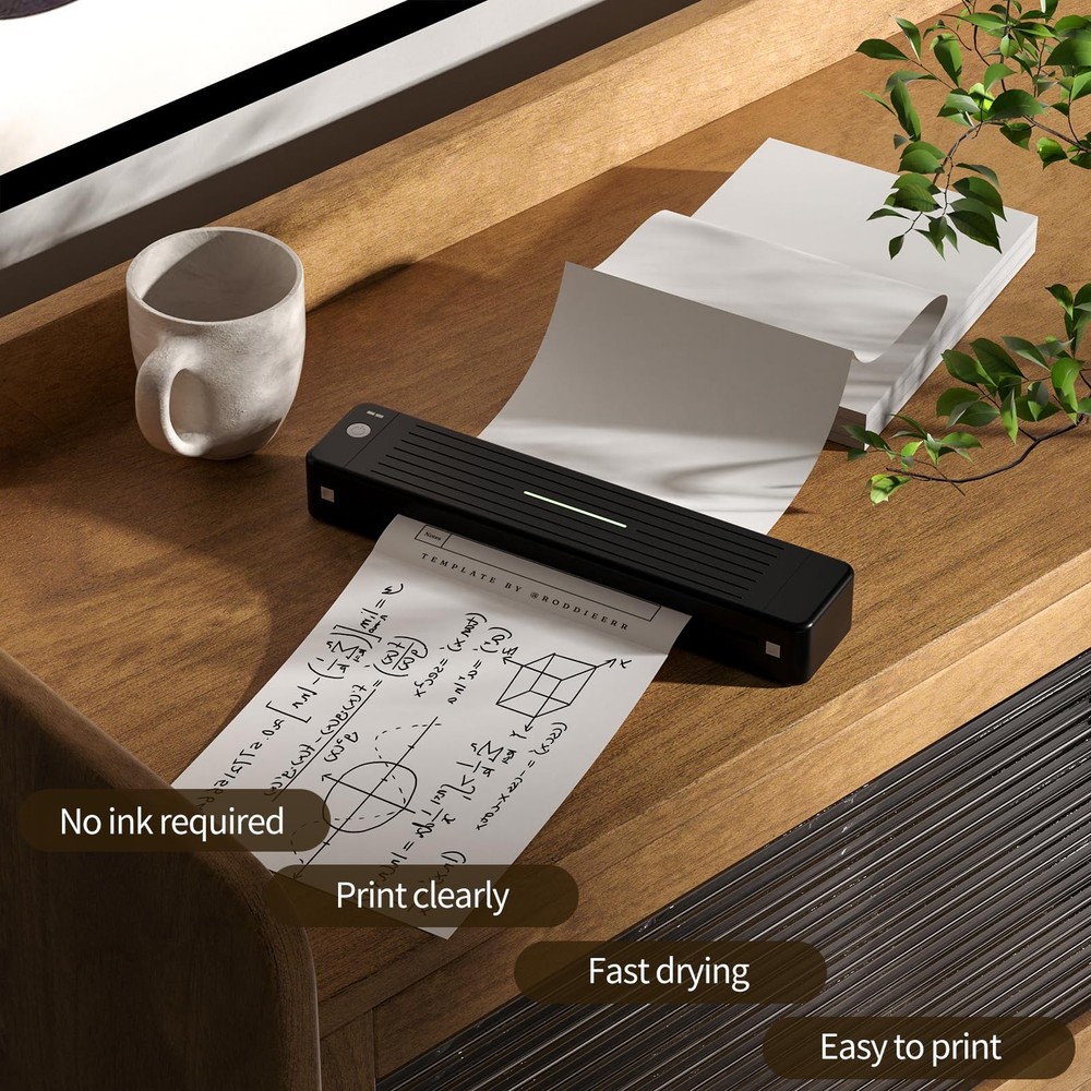 Thermal Printer Paper 8.5 X 11, 100 Sheets Folding 100 Sheets, white