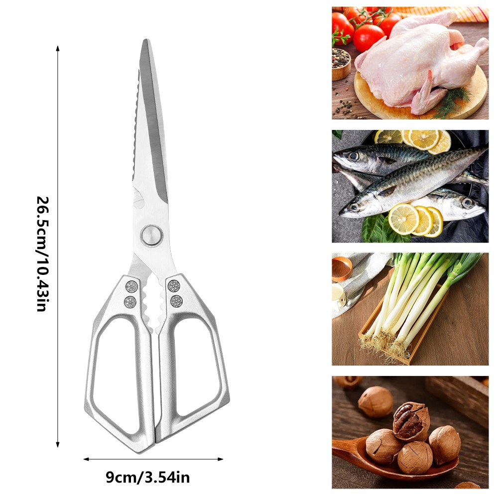 Kitchen Scissors Heavy-Duty Poultry Shears Stainless Stee All-Purpose Scissors