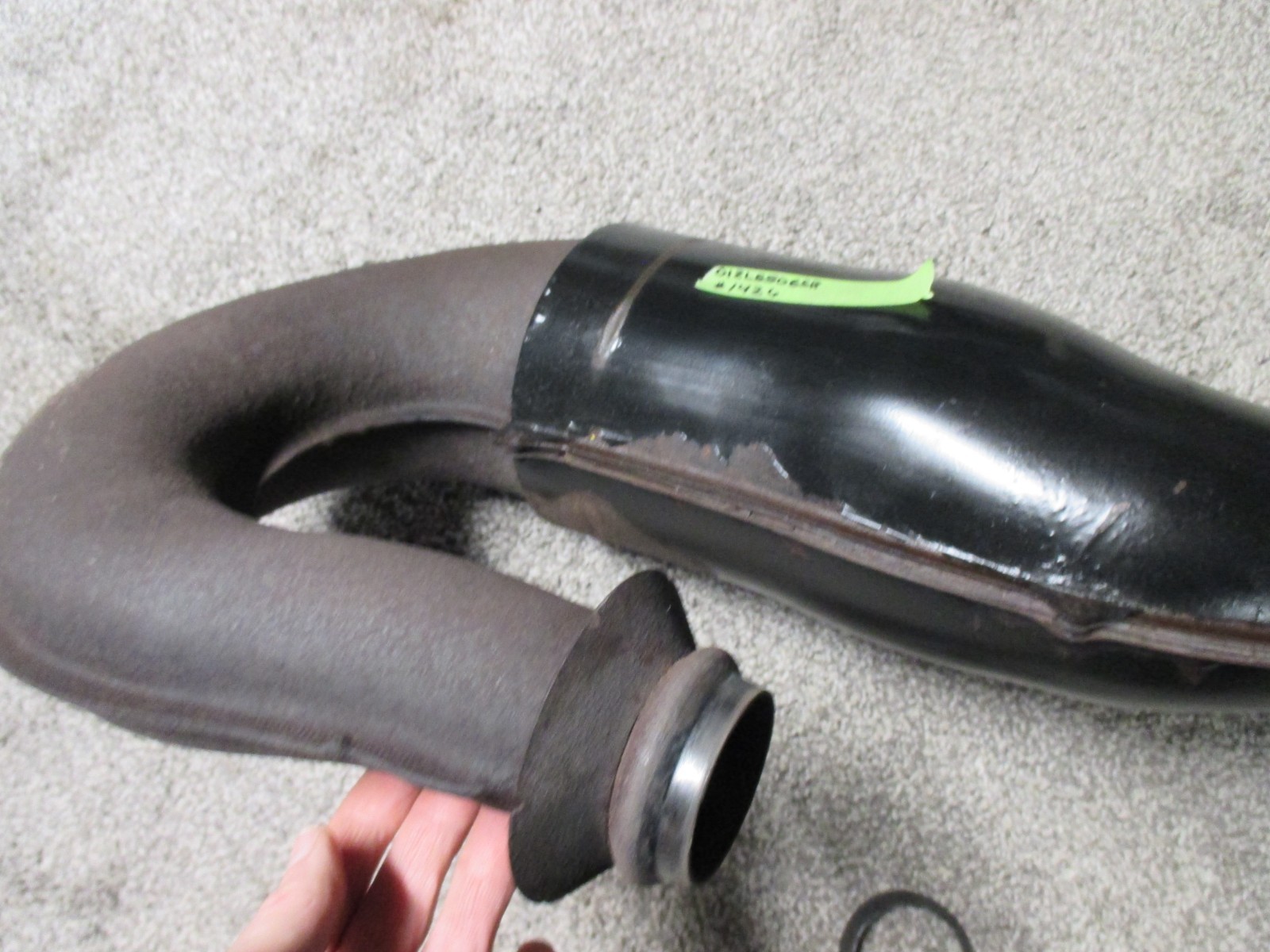 01 Arctic Cat ZL 550 ESR Snowmobile Exhaust Pipe Expansion Chamber