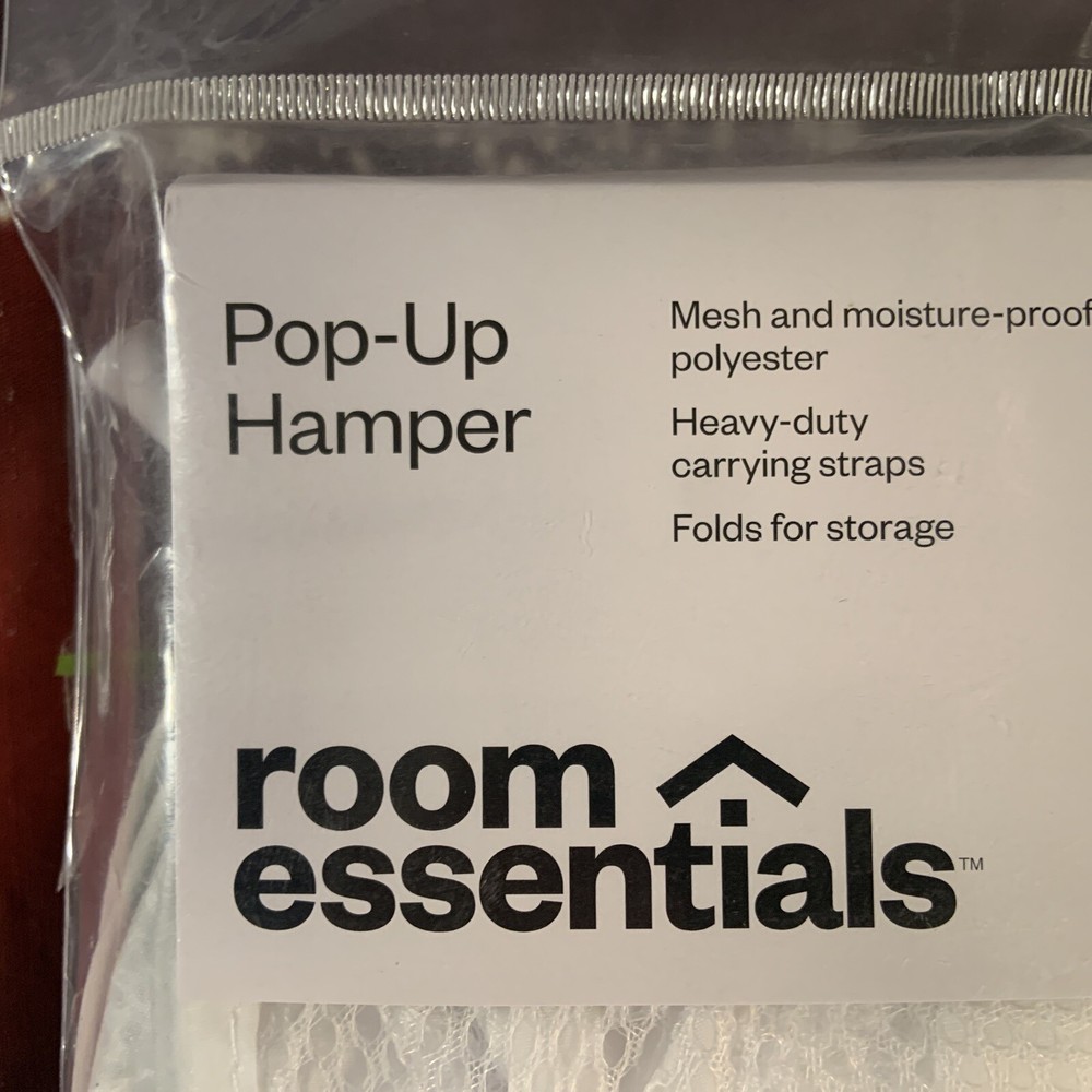 Pop Up Laundry Hamper White - Room Essentials.NIP