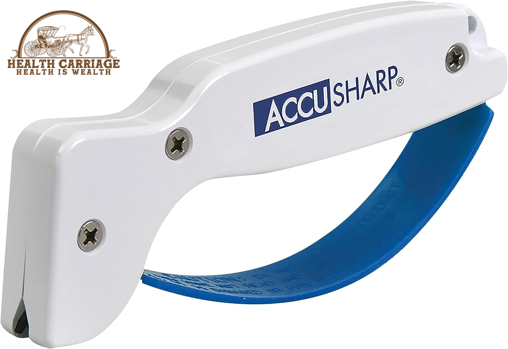 Knife Sharpener, Ergonomic Comfortable Handle, Compact & Easy to Use, Restore an