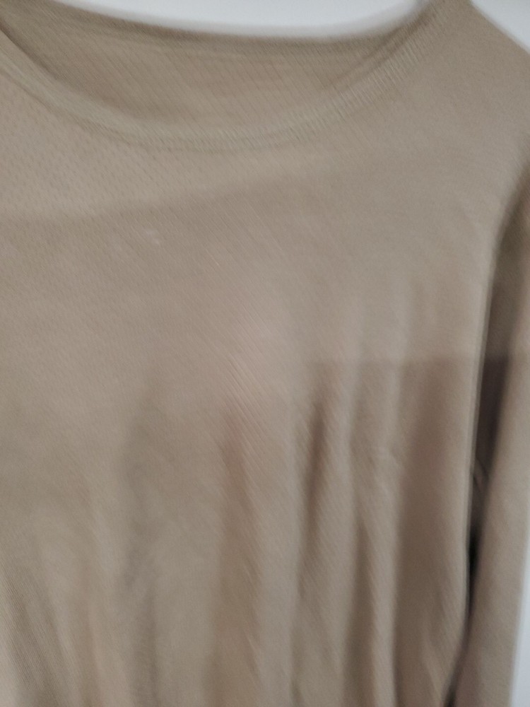 TEAM SOLDIER PECKHAM FREE FR UNDERSHIRT BASE LAYER INSULATED TAN Medium Reg