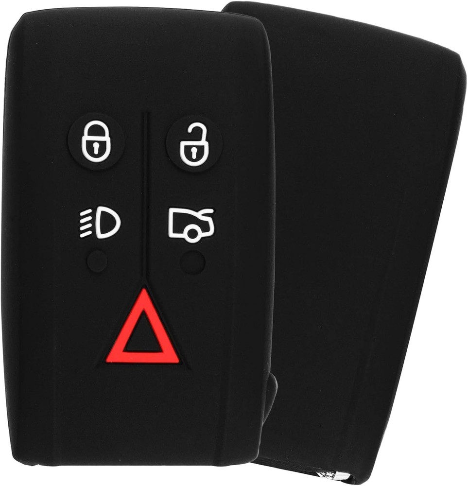 Keyless Entry Remote Car Smart Key Fob Outer Shell Cover Soft Rubber Case (Pack