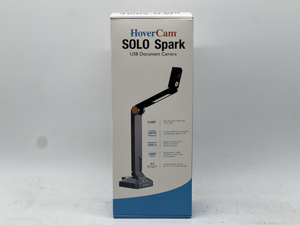 HoverCam SOLO Spark USB Document Scanner with Cables