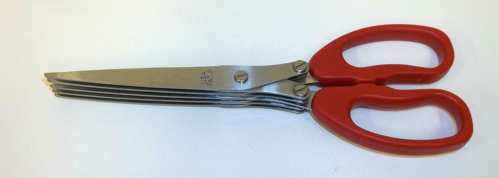 Kitchen Herb Shredding 5 Blade Scissors - Multipurpose Shears