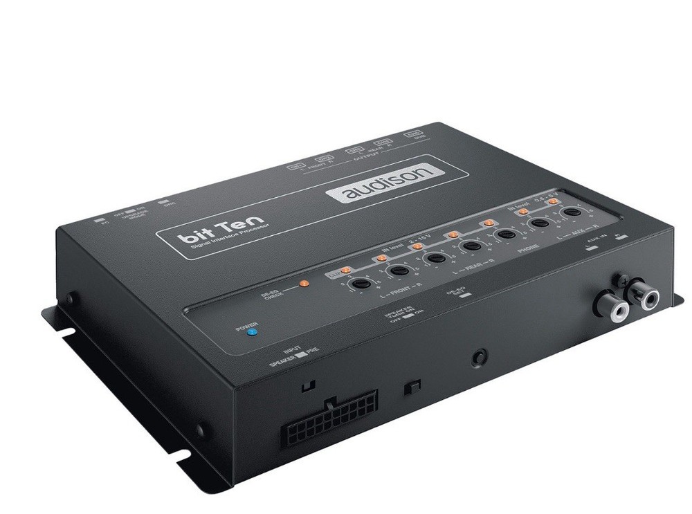 Audison bit Ten Signal Interface Processor with 4 Channels In and 5 Out