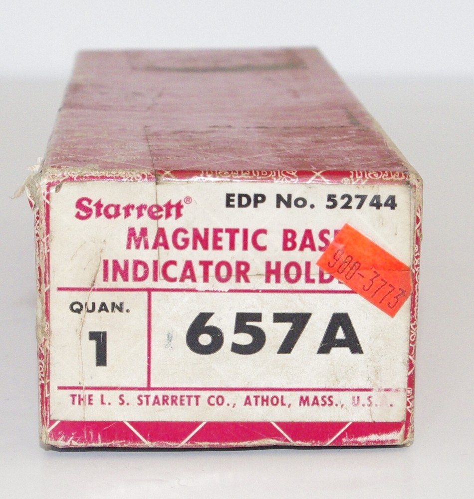 Starrett Magnetic Base Indicator Holder 657A plus Extras